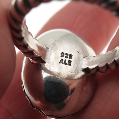 Pandora 925 Sterling Silver Real Chalcedony Forever My Friend Ring Size 5