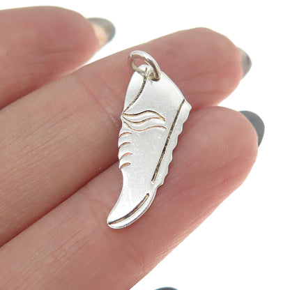 925 Sterling Silver Vintage Boot Shoe Charm Pendant