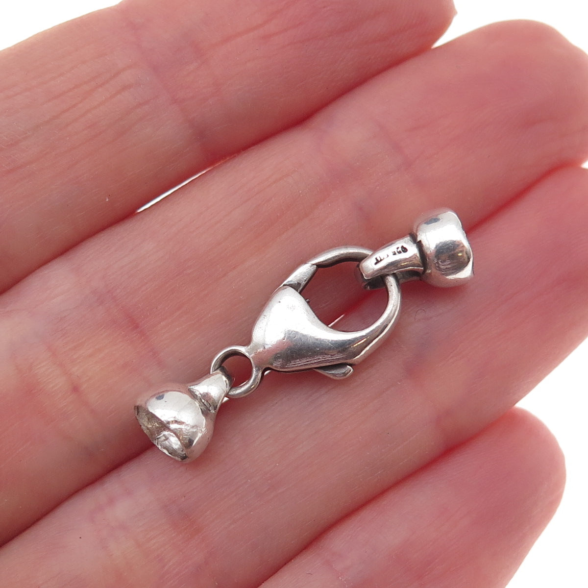 Ted Ott 925 Sterling Silver Vintage Bracelet / Necklace Lobster Lock Clasp