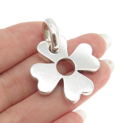 950 Silver Vintage Clover For Good Luck Pendant