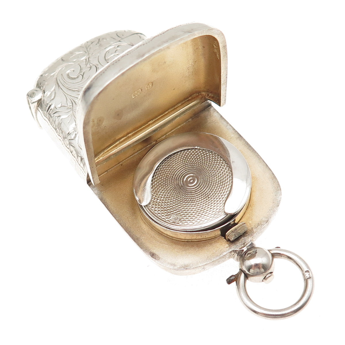 Robert Chandler 925 Sterling Silver Antique 1903 Birmingham Coin / Vesta Case