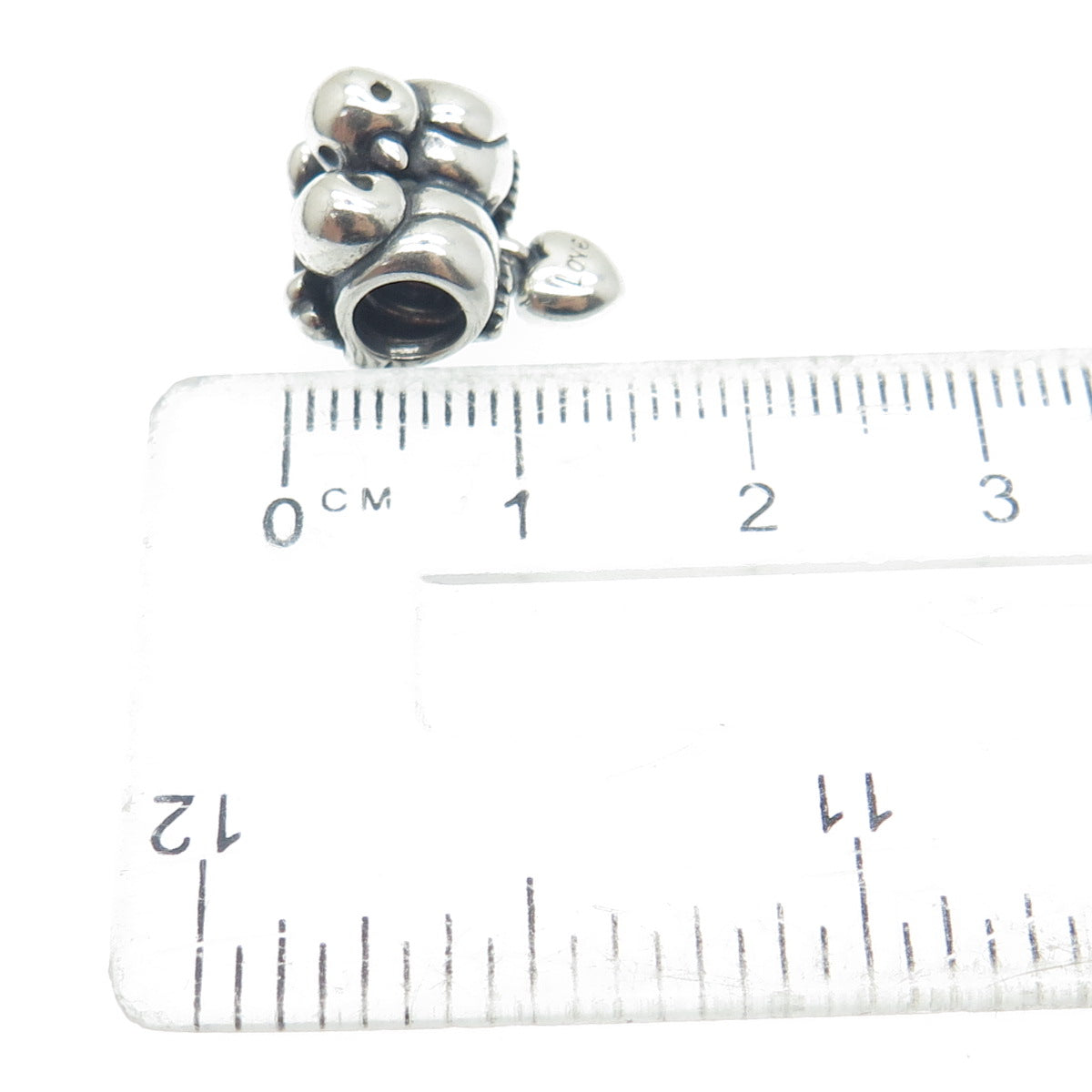 PANDORA 925 Sterling Silver Vintage Love Birds Bead Charm