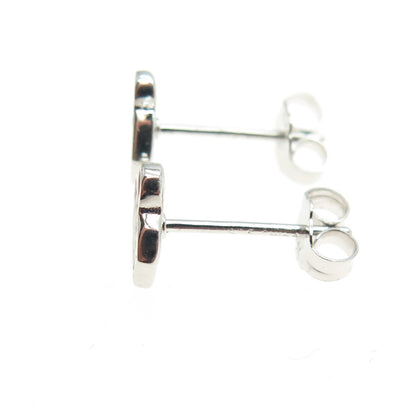 925 Sterling Silver Enamel Cupcake Stud Earrings