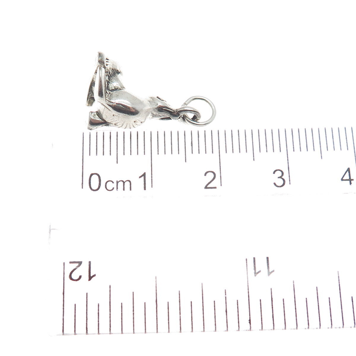 925 Sterling Silver Vintage Sea Lion Minimalist 3D Charm Pendant