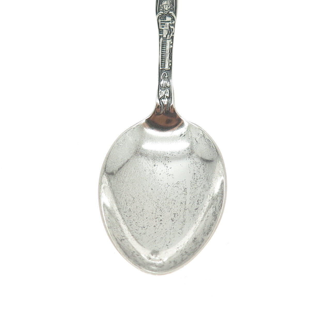MECHANICS 925 Sterling Silver Antique Art Deco Colorado Springs Coffee Spoon