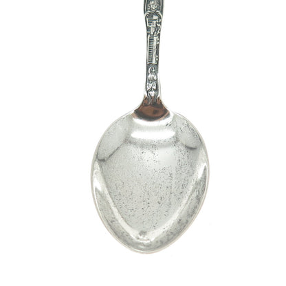 MECHANICS 925 Sterling Silver Antique Art Deco Colorado Springs Coffee Spoon
