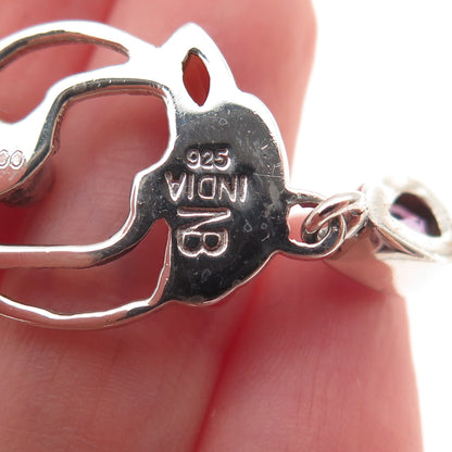 Nicky Butler 925 Sterling Vintage Labradorite Amethyst Citrine Peridot Earrings