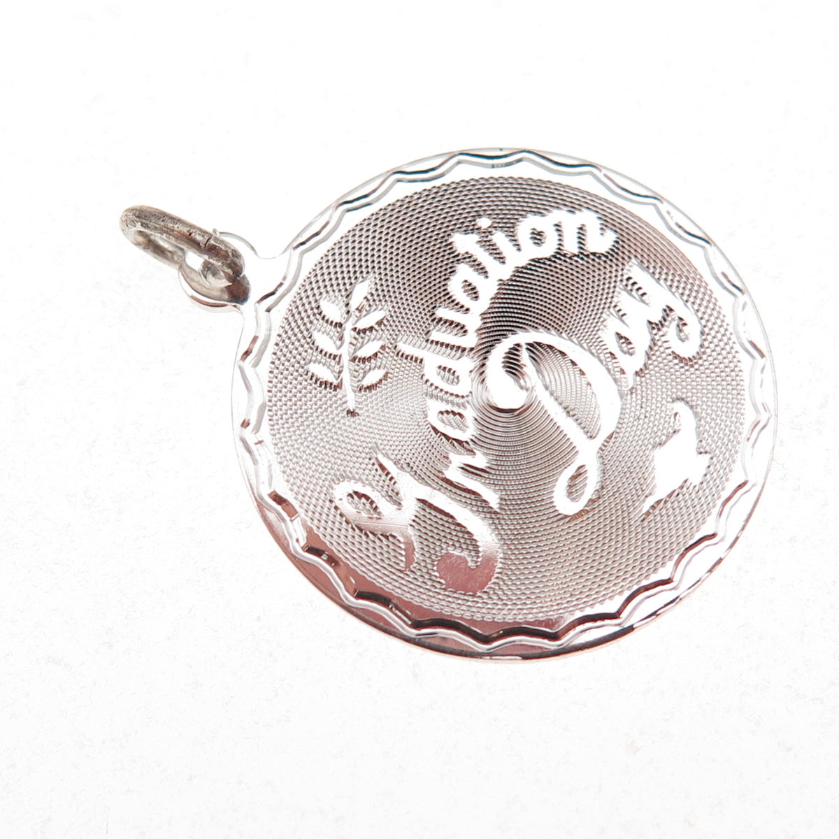 Spencer 925 Sterling Silver Vintage Graduation Day Charm Pendant