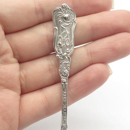 925 Sterling Silver Antique Codding Bros & Heilbron "Atlantic City" Spoon
