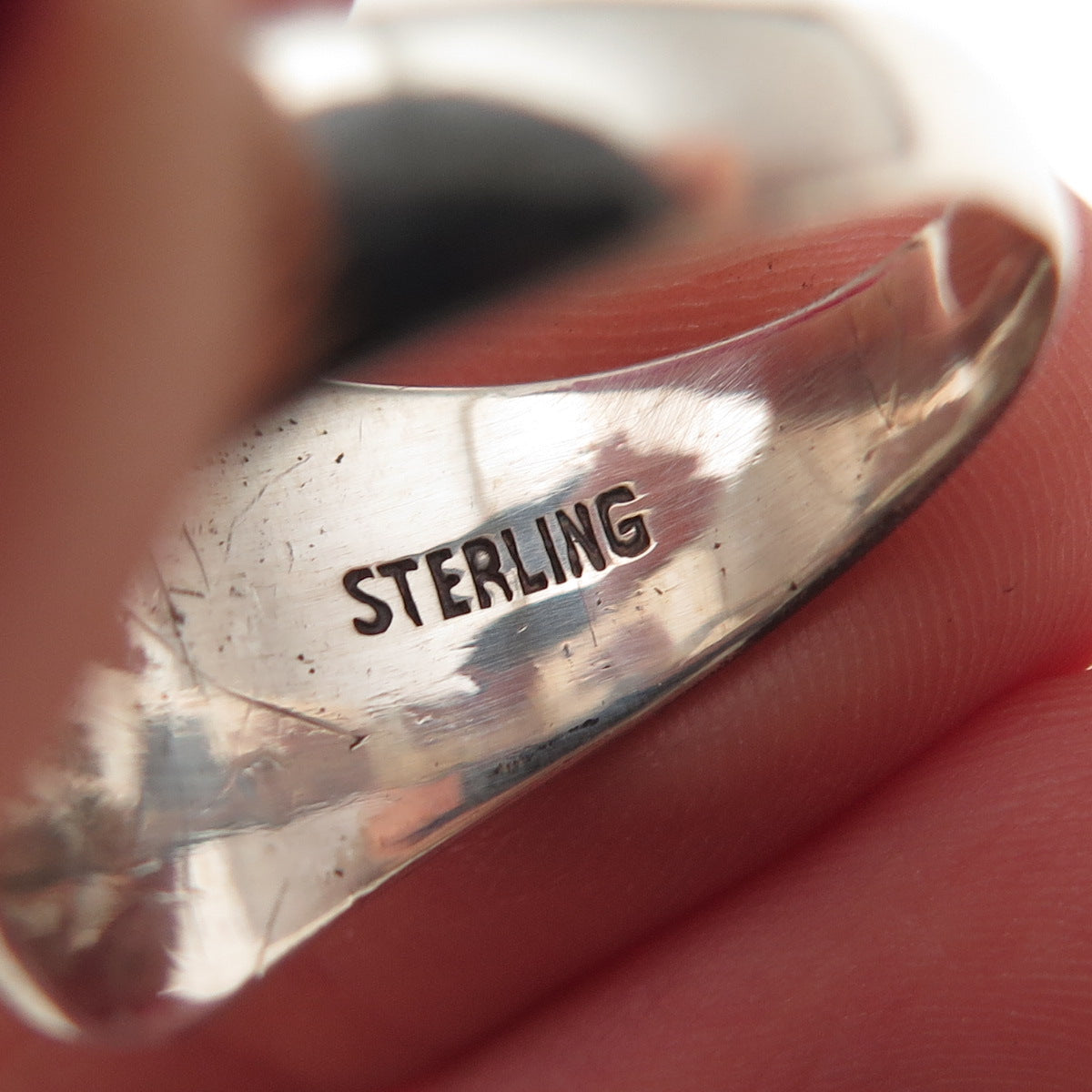 925 Sterling Silver Antique WWII US Army Quartermaster Eagle Ring Size 9