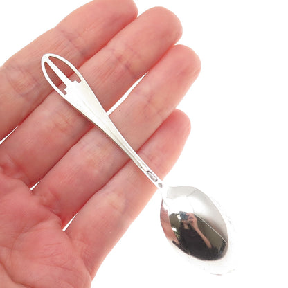 925 Sterling Silver Antique Art Deco San Jacinto Monument Coffee Spoon