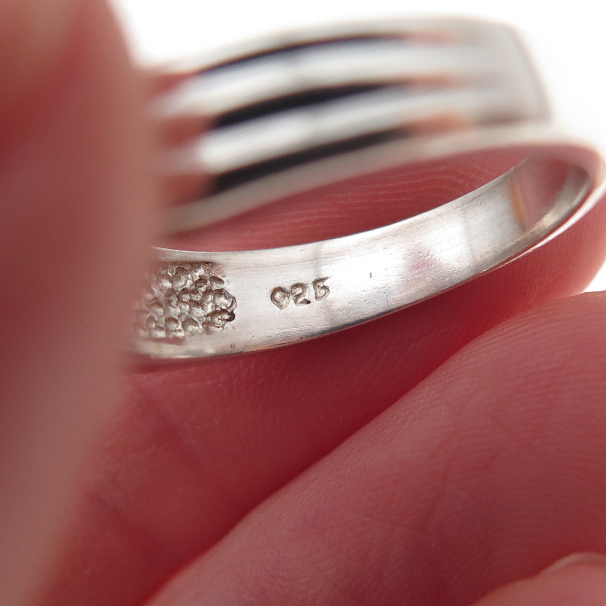 Joseph Demarco 925 Sterling Silver Pear-Cut C Z Ring Size 6.75