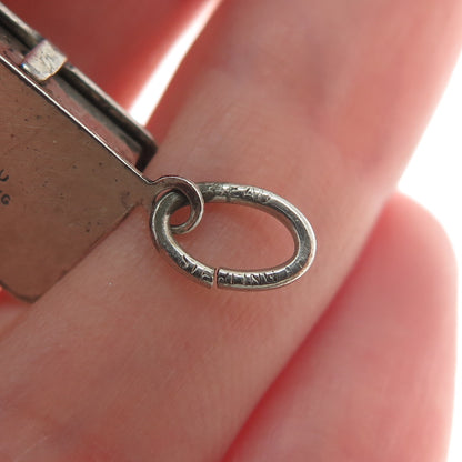 BEAU 925 Sterling Silver Antique Sweet For The Sweet Box Minimalist Pendant