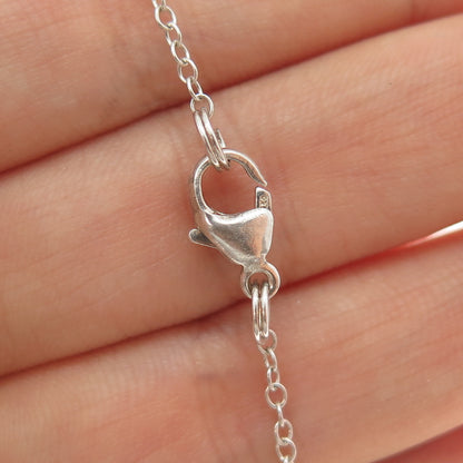 925 Sterling Vintage Real Pearl By The Yard & Rhinestone Snowflake Necklace 16"