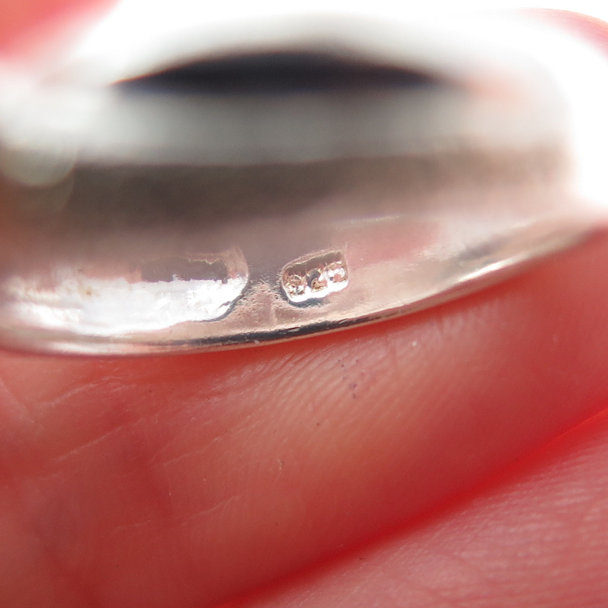 925 Sterling Silver Vintage Modernist Textured Twisted Ring Size 6