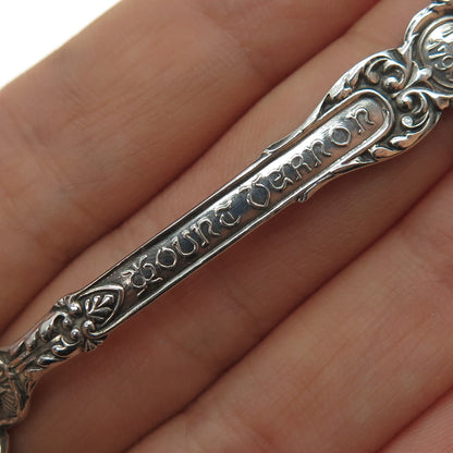 Moore & Leding 925 Sterling Silver Antique Art Deco Mount Vernon Coffee Spoon
