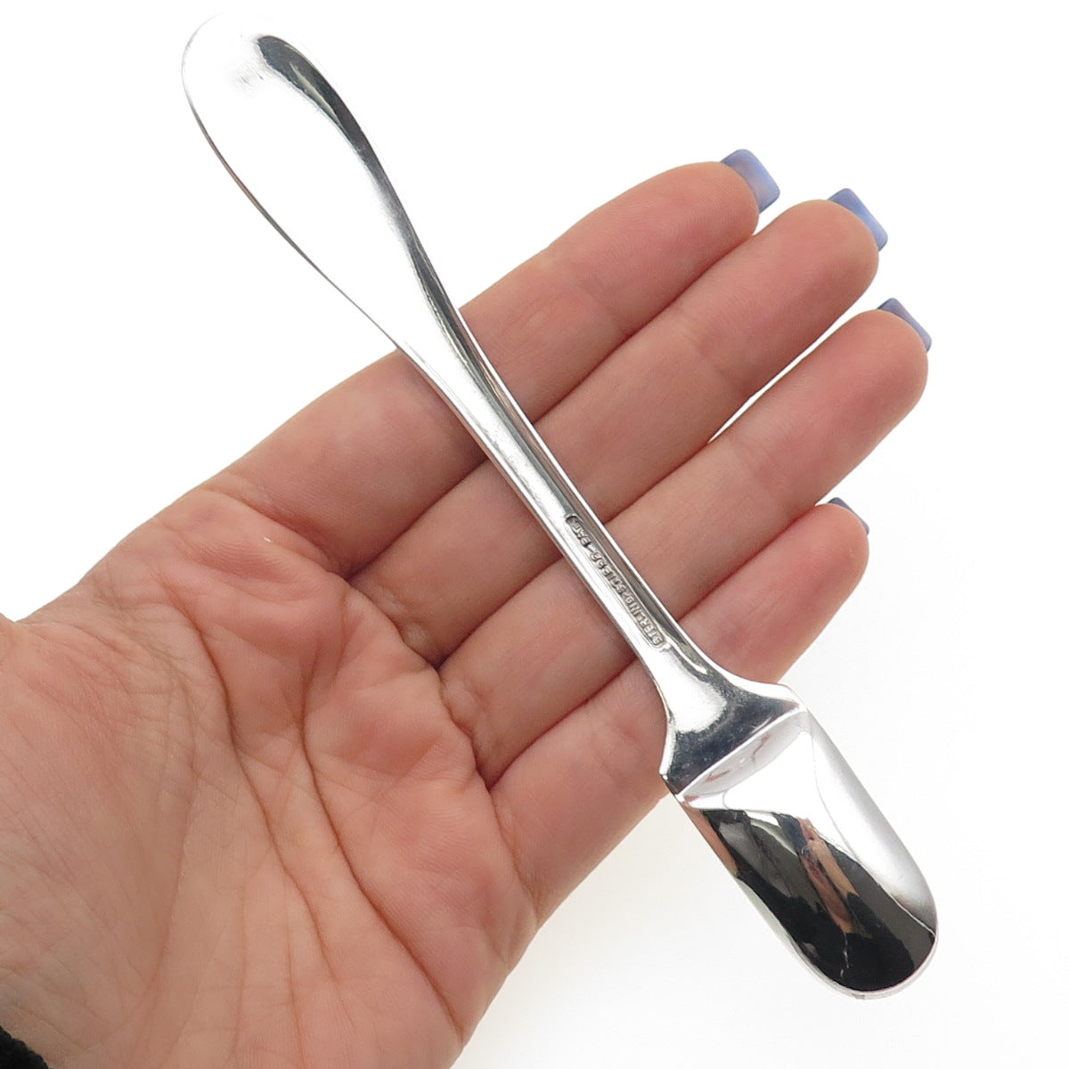 Kirk Stieff 925 Sterling Antique Victorian 1892 Stieff Rose Infant Feeding Spoon