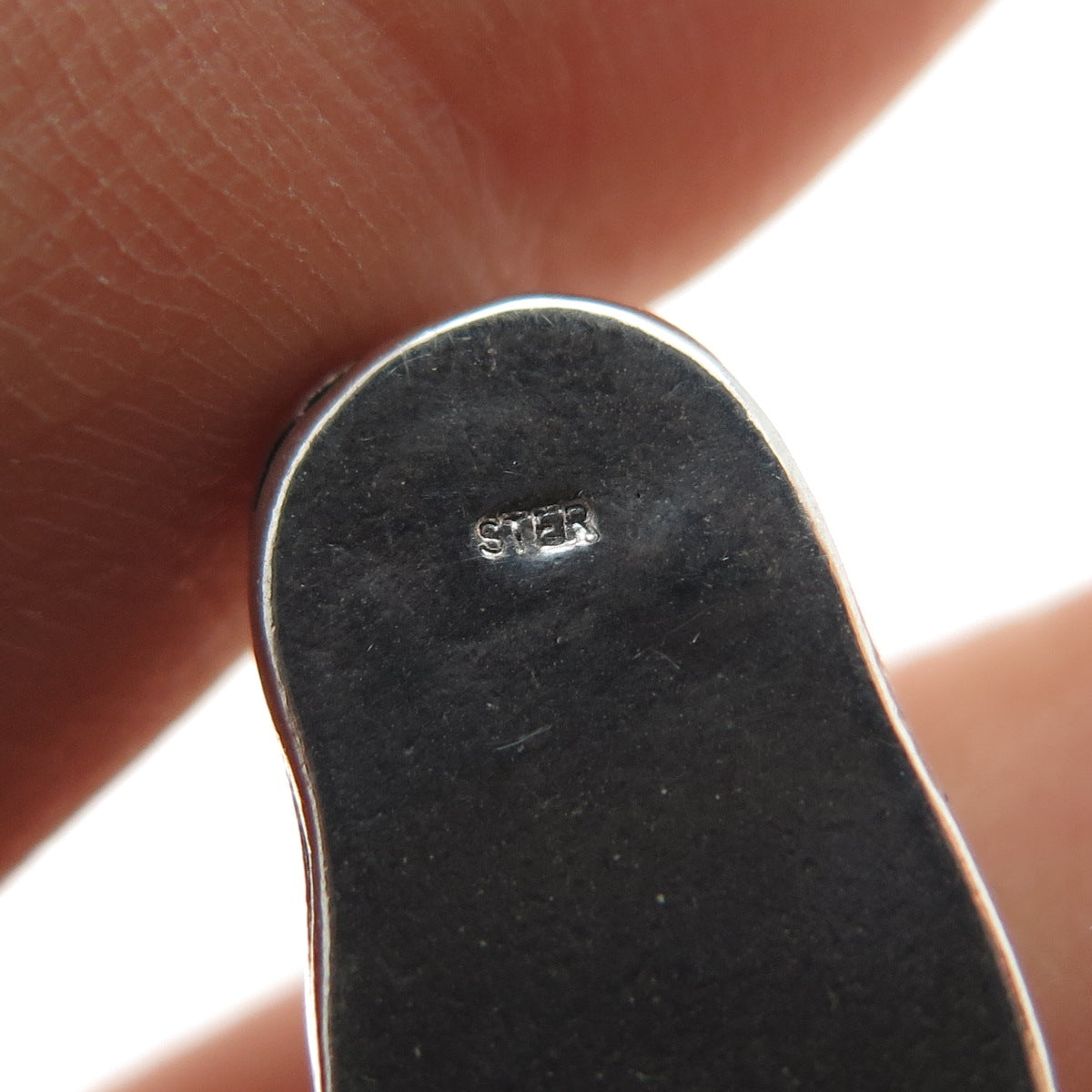 925 Sterling Silver Vintage It's a Boy Baby Shoe Oxidized Mini 3D Charm Pendant