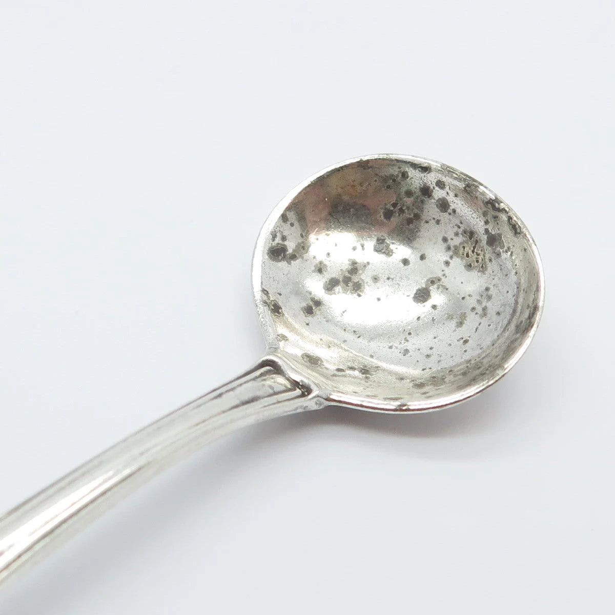 925 Sterling Silver Antique Plummer Salt & Spices Spoon