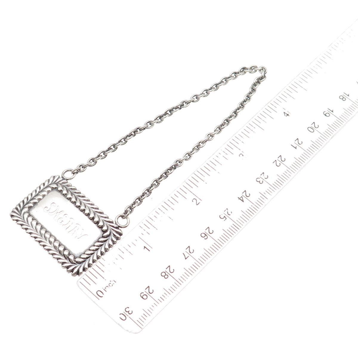 Tiffany & Co. 925 Sterling Silver Antique Art Deco Sherry Bottle Tag