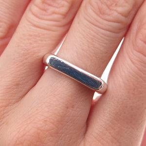 Silpada 925 Sterling Silver Vintage Bar Ring Size 7.25