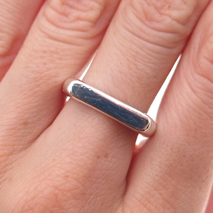 Silpada 925 Sterling Silver Vintage Bar Ring Size 7.25