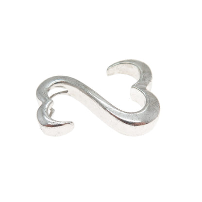 925 Sterling Silver Open Heart Slide Pendant