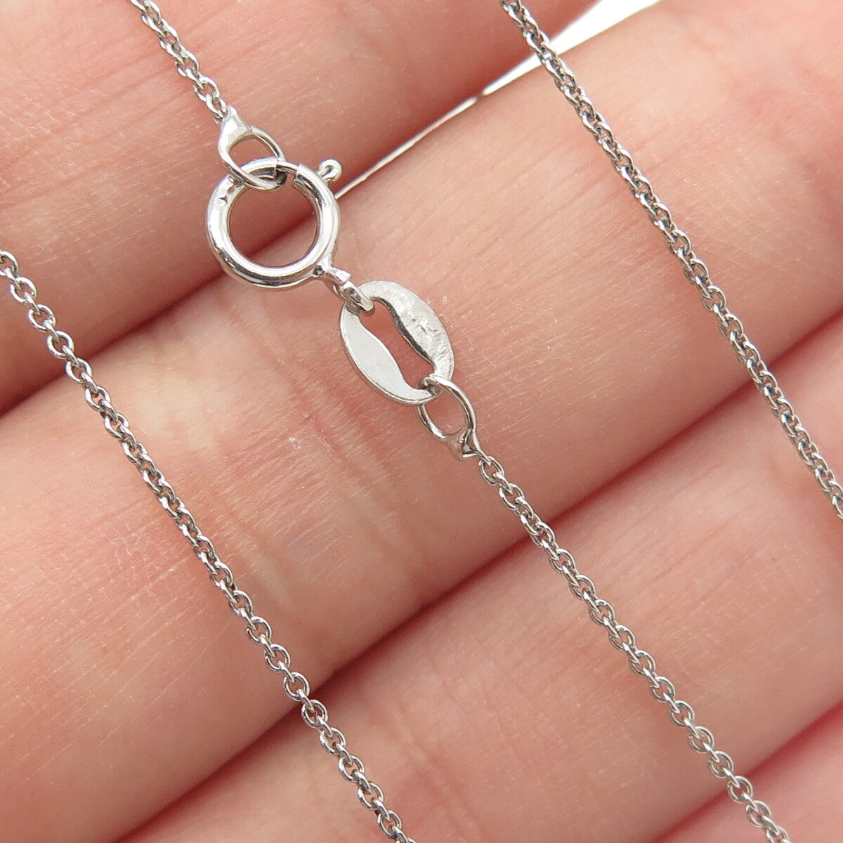 925 Sterling Silver Round-Cut C Z Heart Key Cable Chain Necklace 16"