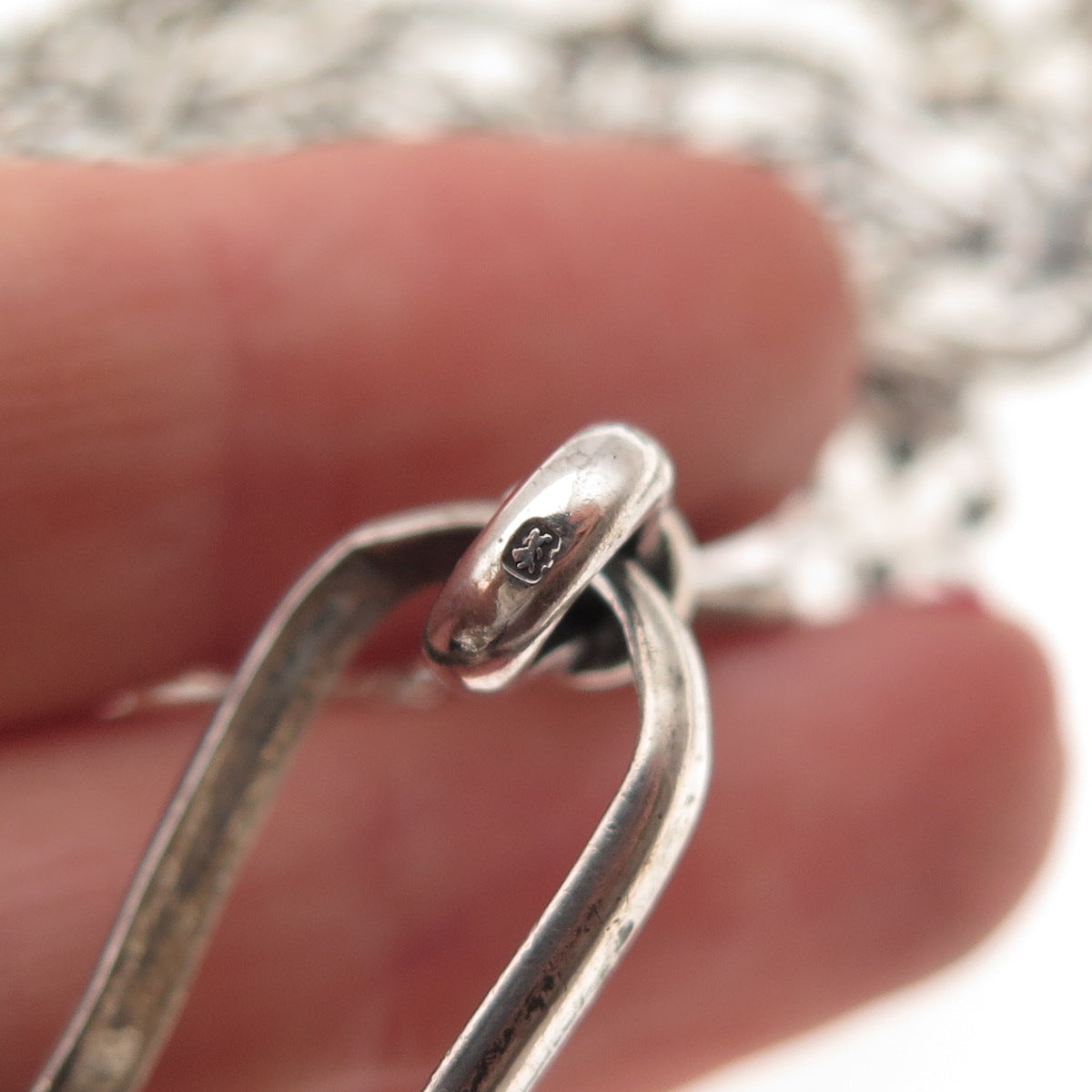 Henry Matthews 925 Sterling Silver Antique 1900 Birmingham Chatelaine Chain Fob