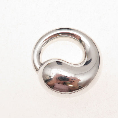 Tiffany & Co. Elsa Peretti Sterling Silver Vintage Large Eternal Circle Pendant
