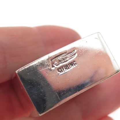 Ray Tracey & Knifewing Segura Old Pawn Sterling Vintage Multi-Gem Slide Pendant