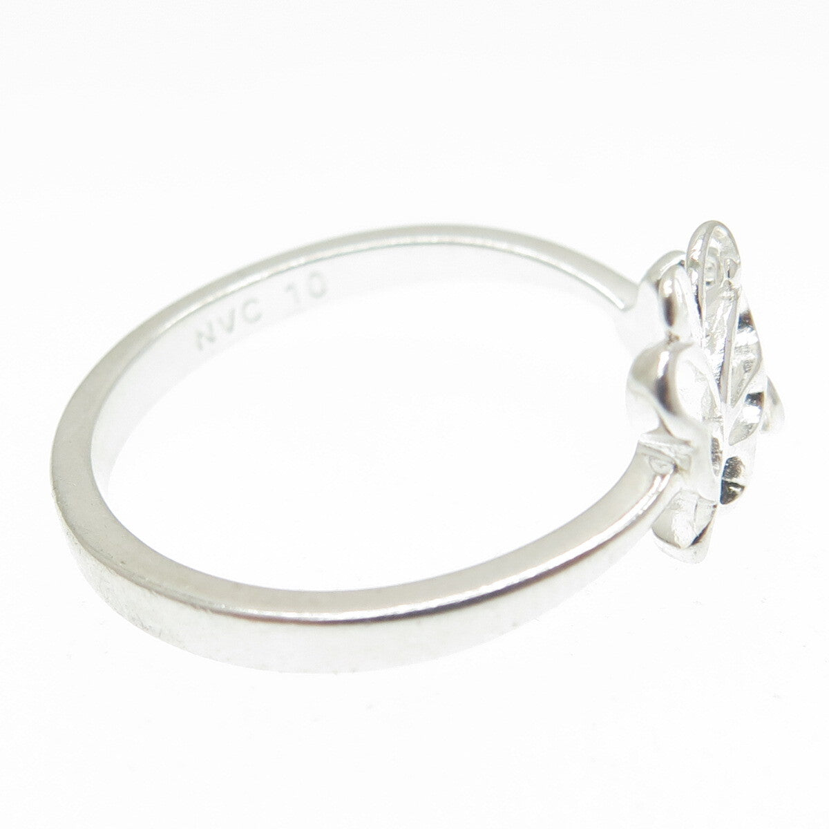 925 Sterling Silver Vintage Couple of Butterflies Ring Size 10.25