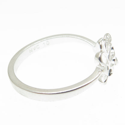 925 Sterling Silver Vintage Couple of Butterflies Ring Size 10.25