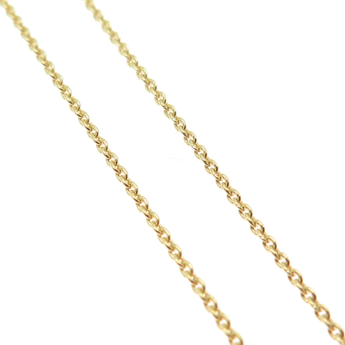 925 Sterling Silver Gold Plated Italy Cable Chain Necklace 15-16"