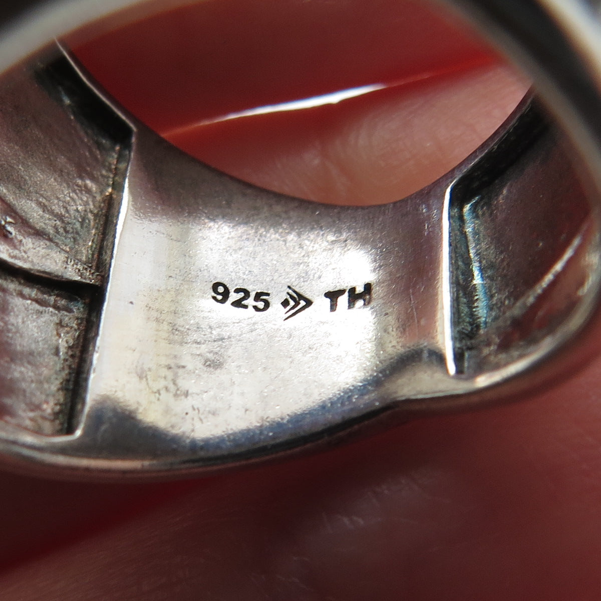 SILPADA Sterling Silver Vintage Modernist Crisscrossed Oxidized Ring Size 7.5