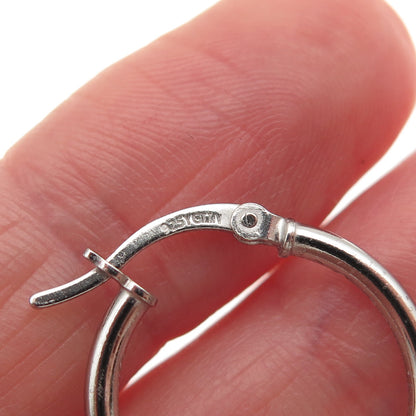 925 Sterling Silver Hoop Earrings