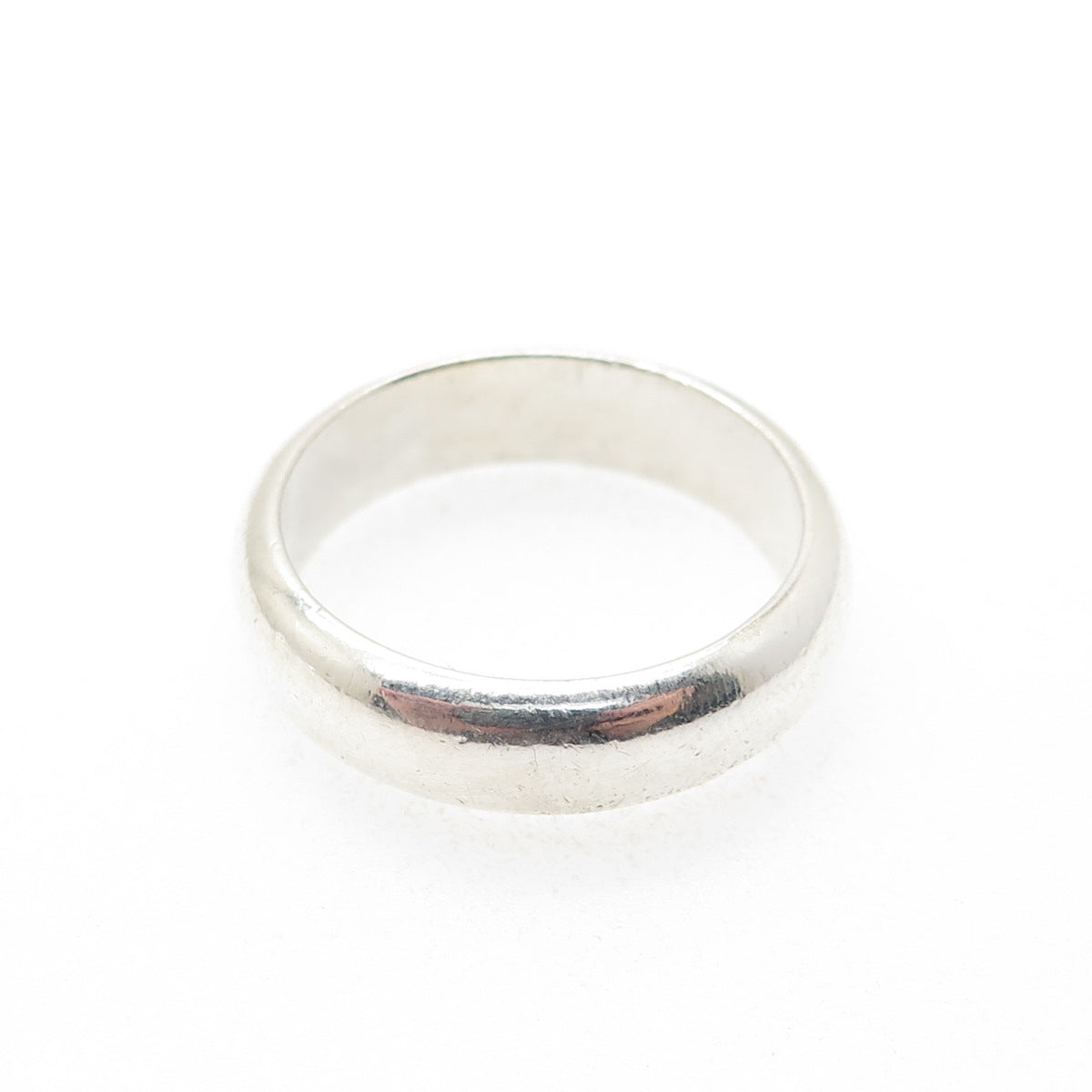 NLP TNC INC 925 Sterling Silver Vintage Classic Wedding Band Ring Size 9.75
