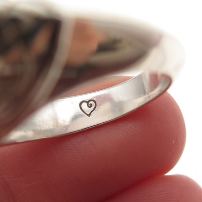 Brighton 925 Sterling Silver 2-Tone Vintage Infinity Heart Ring Size 8