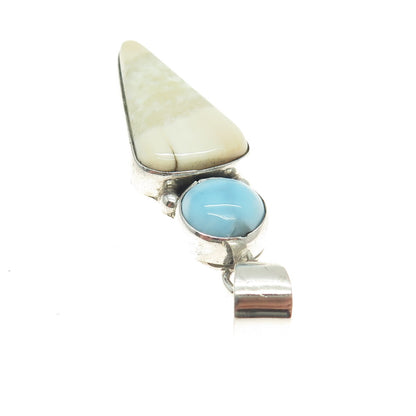 BSD BUNGO STRAY DOGS 925 Sterling Silver Vintage Real Larimar Amulet Pendant