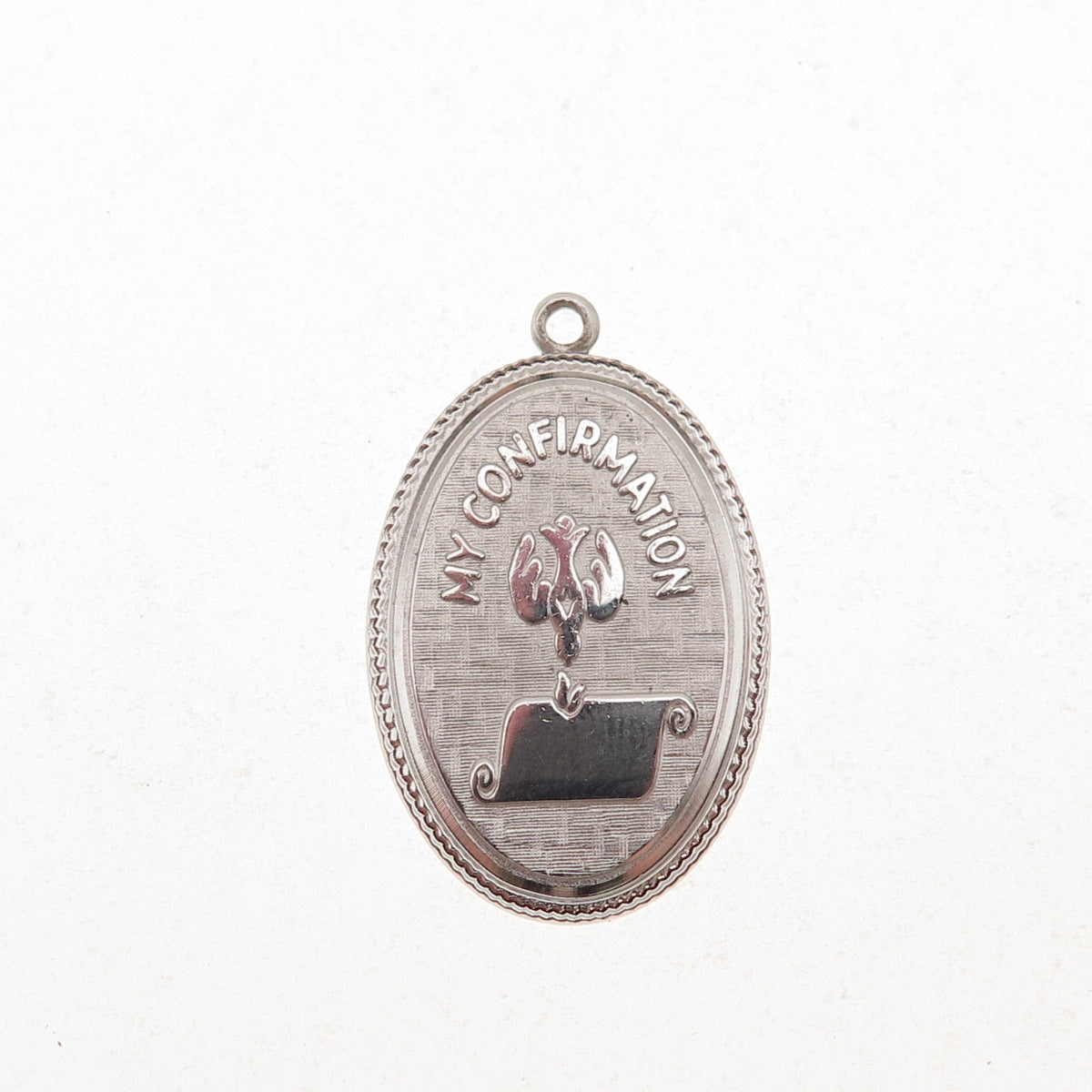 Griffith & Sons 925 Sterling Silver Vintage My Confirmation Charm Pendant