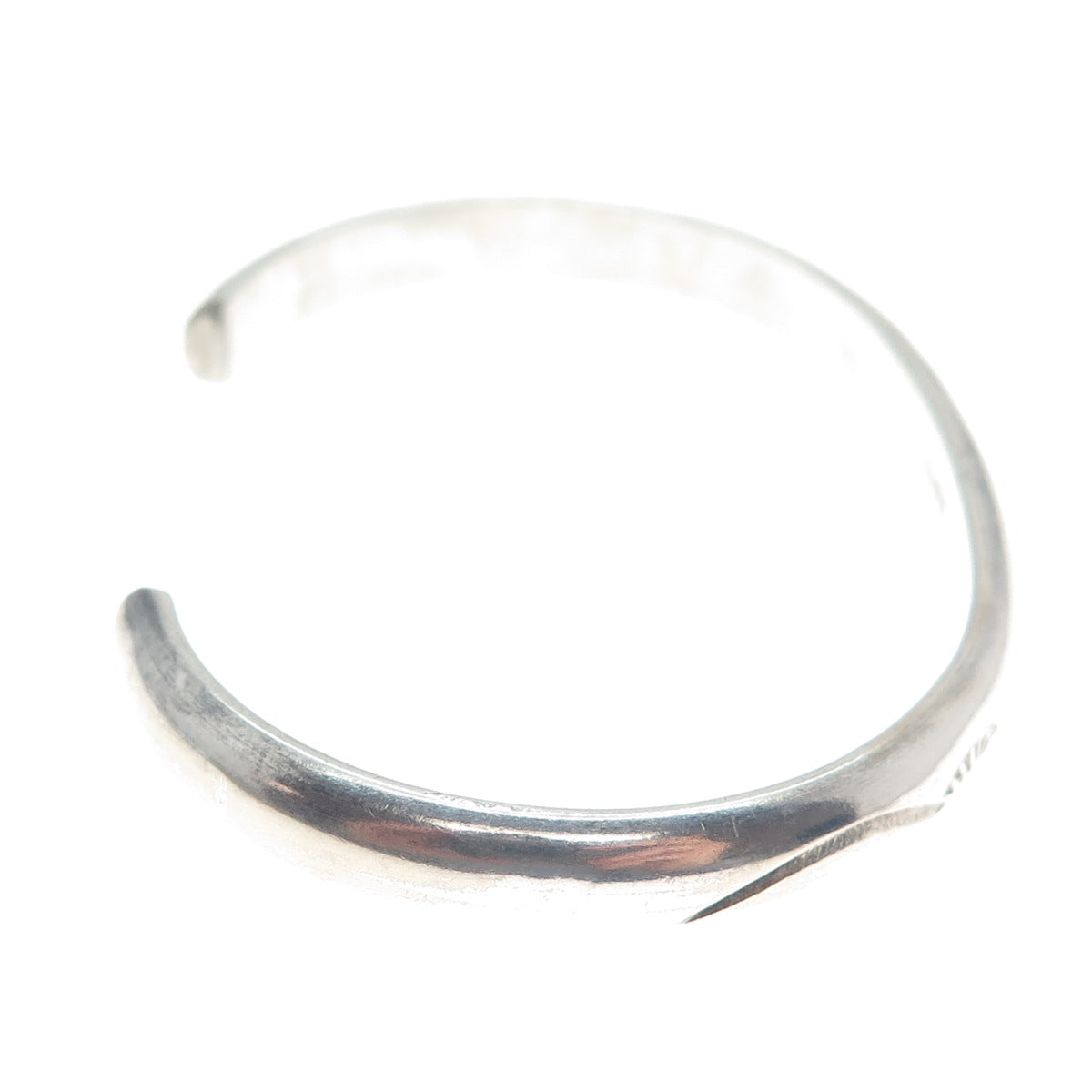 Old Pawn 925 Sterling Silver Vintage Southwestern Adjustable Cuff Bracelet 6.25"