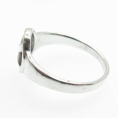 925 Sterling Silver Vintage Star Ring Size 8.5