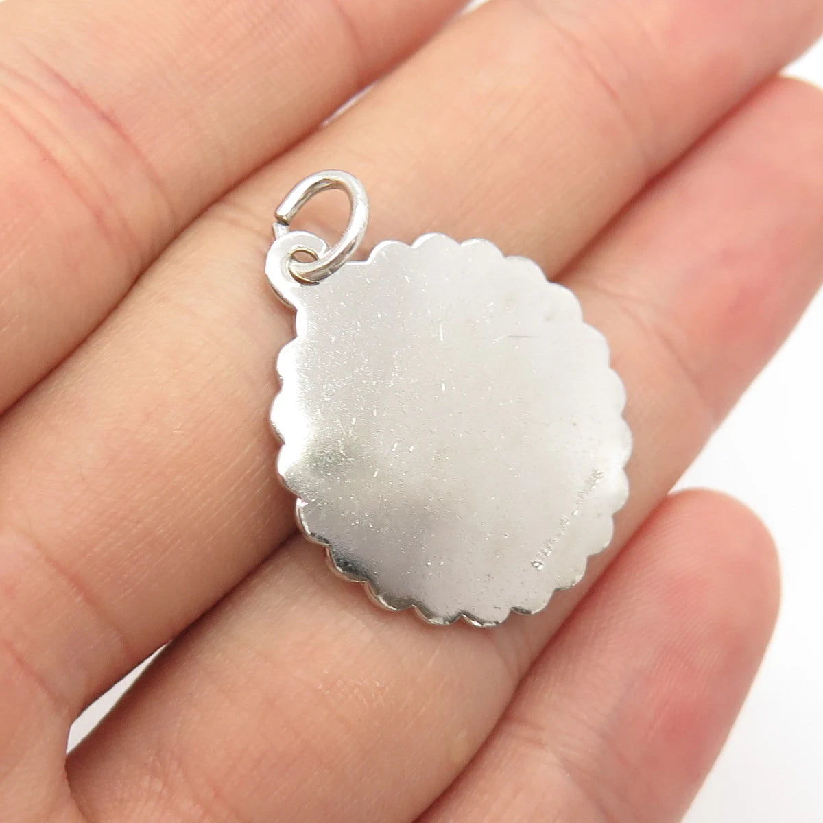 925 Sterling Silver Vintage Lamode "Sweet 16" Round Pendant
