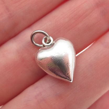 DANECRAFT 925 Sterling Silver Vintage Chatelaine Heart Mini Charm Pendant