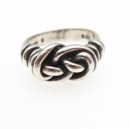 MMA Metropolitan Museum of Art 925 Sterling Silver Vintage Knot Ring Size 8.25