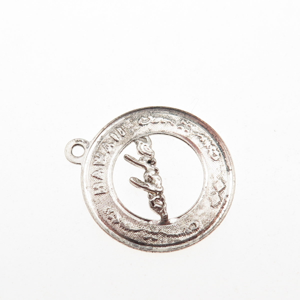 925 Sterling Silver Vintage Hawaii Aloha Mini Charm Pendant