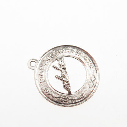 925 Sterling Silver Vintage Hawaii Aloha Mini Charm Pendant