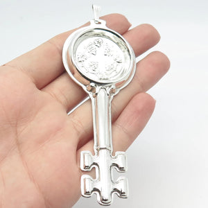 925 Sterling Silver Vintage Reed & Barton Circa 1880 Wine Tasters Key Pendant