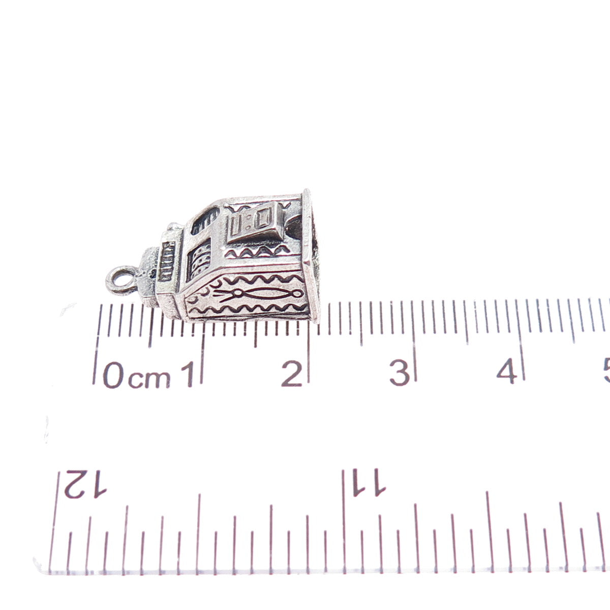 MAISELS INDIAN TRADING Sterling Vintage Slot Machine Casino Minimalist Pendant
