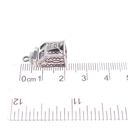 MAISELS INDIAN TRADING Sterling Vintage Slot Machine Casino Minimalist Pendant